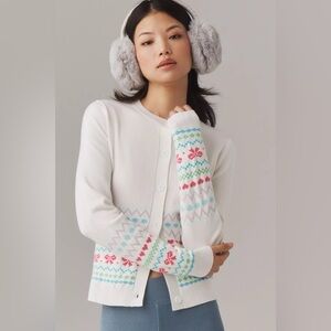 NWT Anthropologie Beach Riot Ally Bow Cardigan Sweater Size M